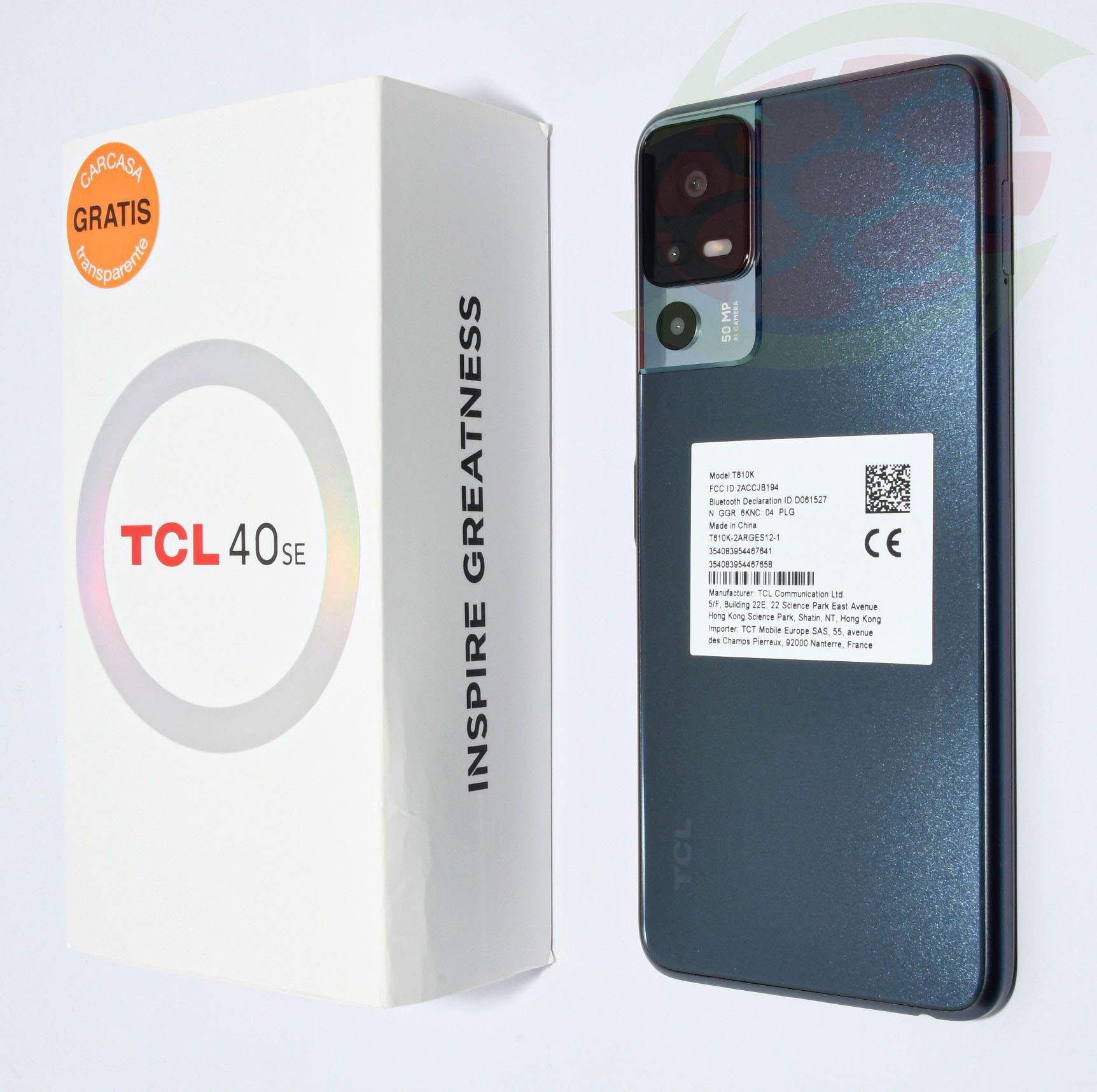 TCL 40 SE 4GB/128GB Gris - Teléfono móvil