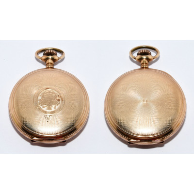 RELOJ DE BOLSILLO MECANICO OMEGA DE TRES TAPAS