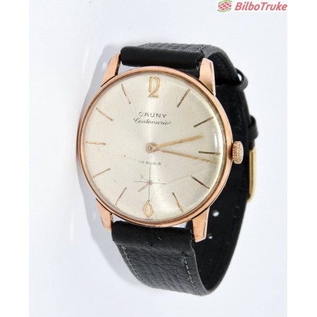 RELOJ MECANICO CAUNY CENTENARIO 17RUBIS