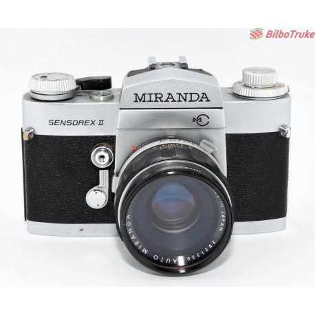 CAMARA ANALÓGICA VINTAGE MIRADA SENSOREX II OBJ MIRANDA 80MM 1.8