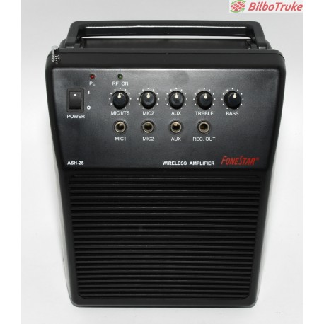 AMPLIFICADOR PORTATIL FONESTAR ASH-25