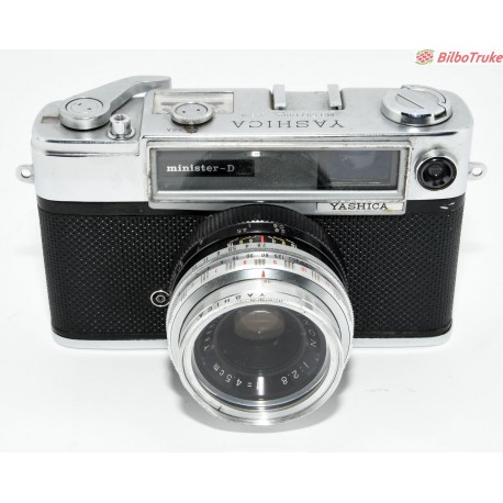 CÁMARA VINTAGE REFLEX ANALÓGICA YASHICA MINISTER-D