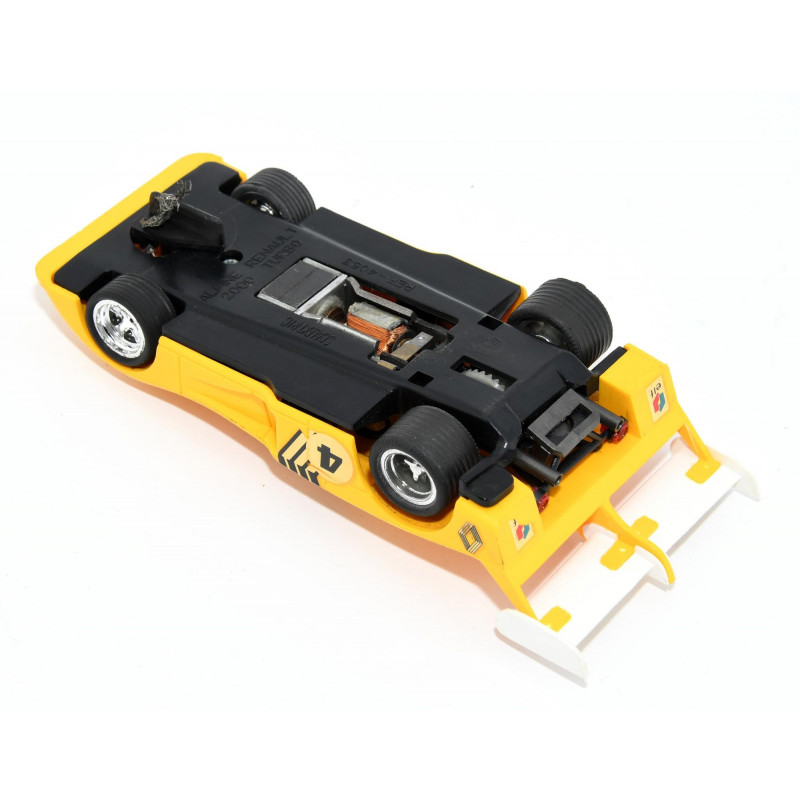 Alpine Renault 2000 Jaune Scalextric - Circuit 24 - Voiture De Slot Racing