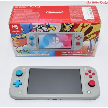 NINTENDO SWITCH LITE EDICION POKEMON ZACIAN Y ZAMAZENTA