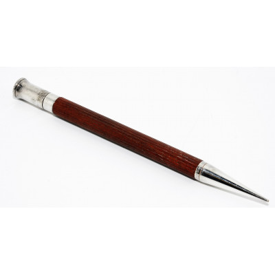 PAREJA PLUMA Y BOLIGRAFO  FABER CASTELL GUILLOCHE GISELE BLACK