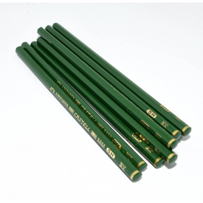 ESTUCHE VINTAGE LAPICES FABER CASTELL 9000 5H