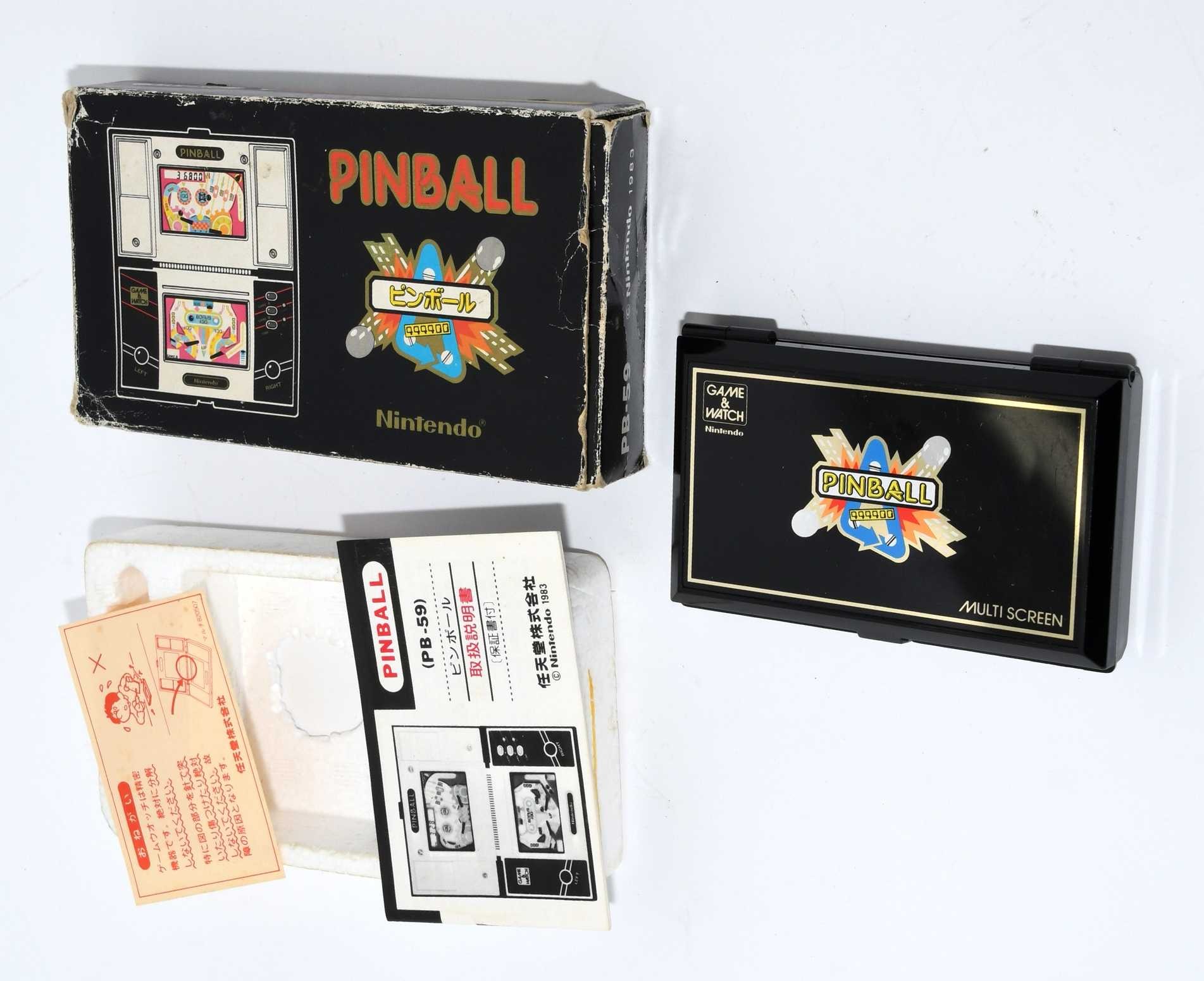 CONSOLA NINTENDO GAME WATCH PINBALL PB-59 | BILBOTRUKE TIENDA