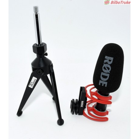 MICROFONO RODE VIDEOMIC GO II + TRÍPODE T BONE