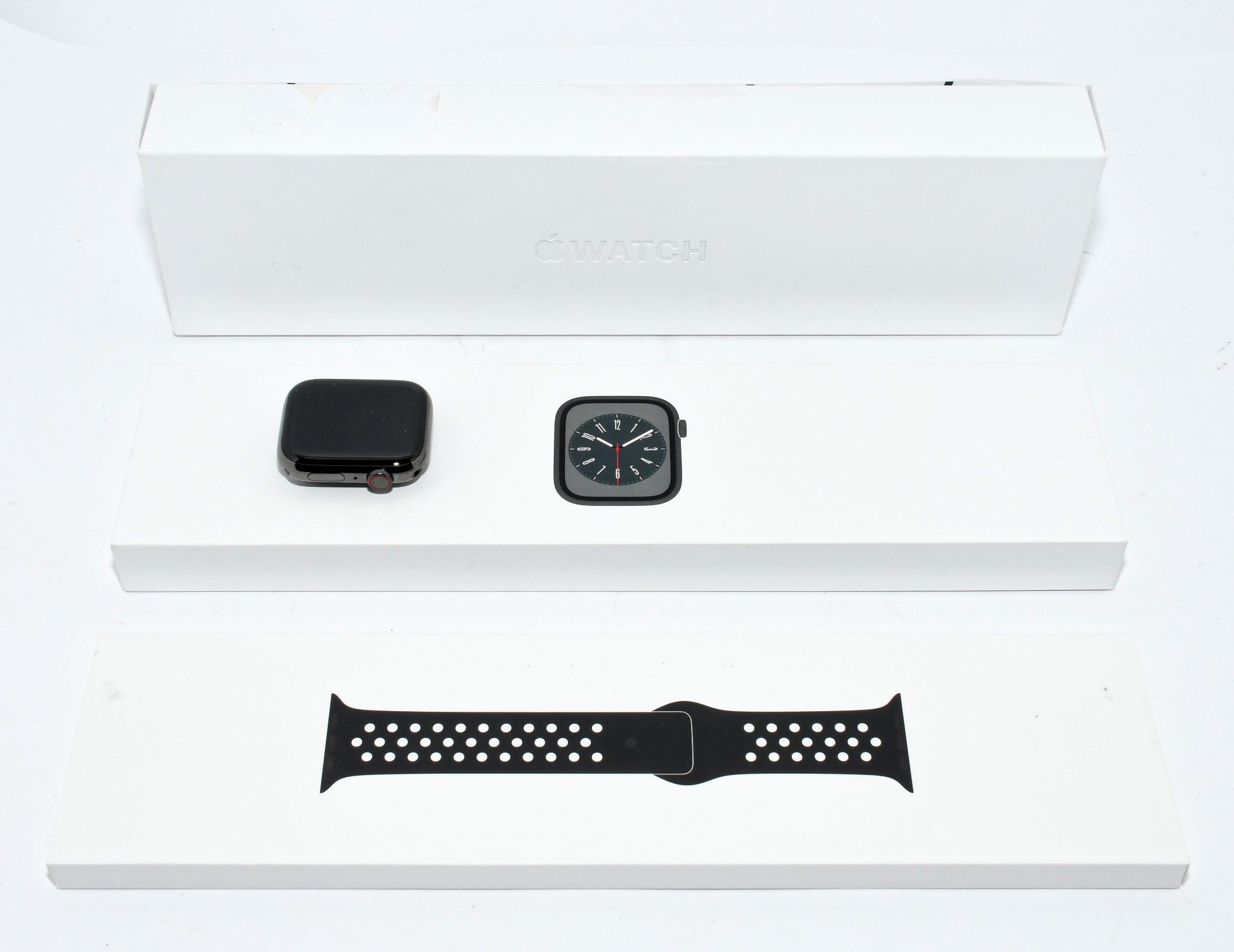 APPLE WATCH SERIES 8 A2775 45MM CEL GRAFITO ACERO | BILBOTRUKE TIENDA