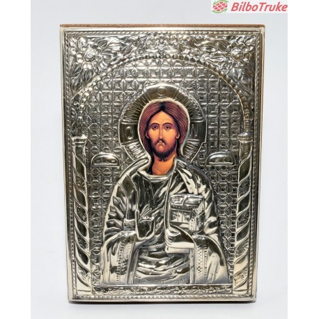 CUADRO CRISTO DE PLATA