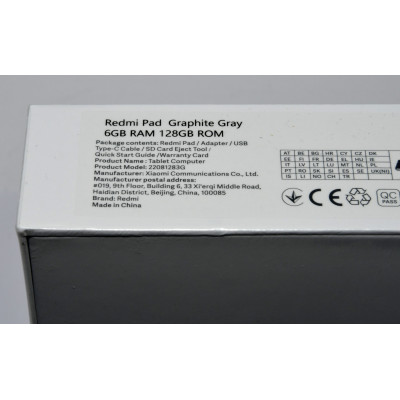 TABLET XIAOMI REDMI PAD 128GB GRIS PRECINTADO