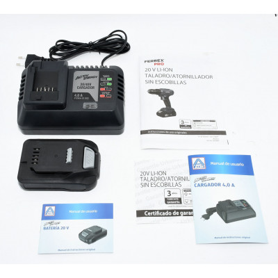 TALADRO A BATERÍA FERREX