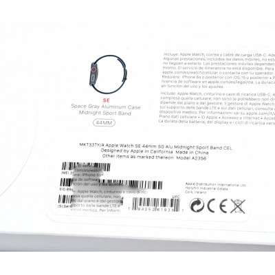 APPLE WATCH SE 2ND ALU 44MM LTE GPS NEGRO