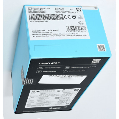 OPPO A78 5G 128GB AZUL PRECINTADO