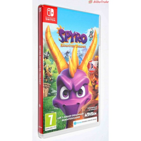 VIDEOJUEGO NINTENDO SWITCH SPYRO REIGNITED TRILOGY