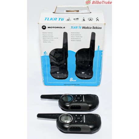 PAREJA WALKIE TALKIES MOTOROLA TLKR T6