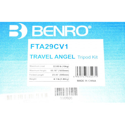 TRIPODE CARBONO BENRO TRAVEL ANGEL FTA29CV1