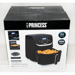 FREIDORA SIN ACEITE PRINCESS 5.5 LITROS 1600W