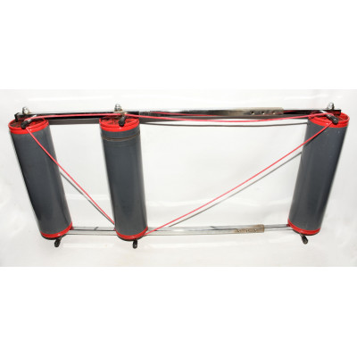 RODILLO DE RULOS GRIS ROJO