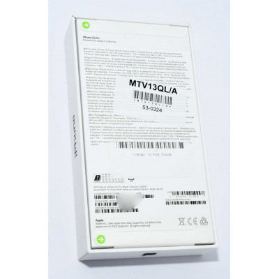 IPHONE 15 PRO 256GB BLACK TITANIUM PRECINTADO