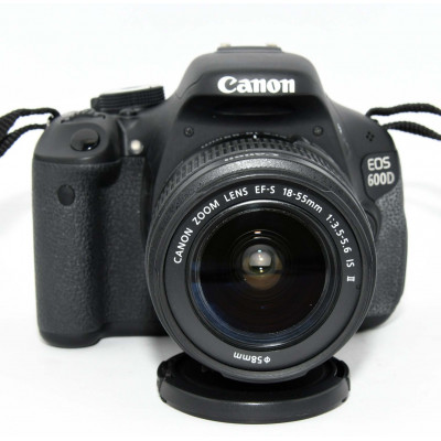 CAMARA REFLEX DIGITAL CANON EOS 600D OBJ CANON 18-55MM