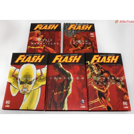 COLECCION FLASH GEOFF JOHNS - 5 TOMOS