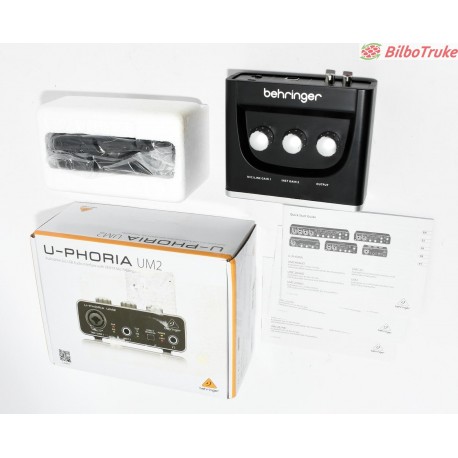 INTERFAZ AUDIO BEHRINGER U-PHORIA UM2