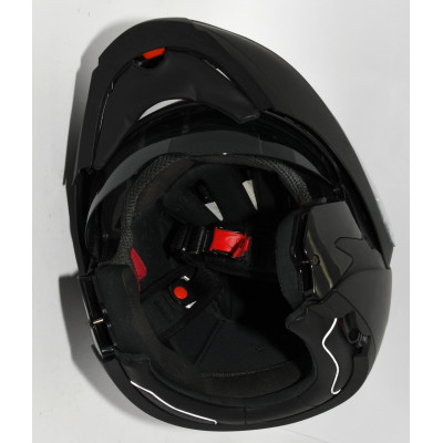 CASCO MOTO MODULAR NEGRO MATE