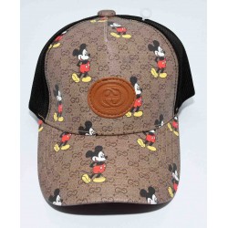 GORRA GUCCI MICKEY MOUSE MARRON
