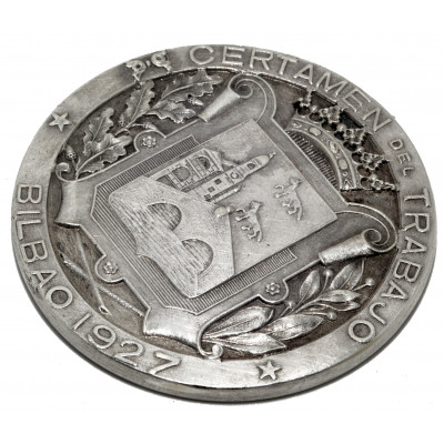 MEDALLA CERTAMEN DEL TRABAJO BILBAO 1927