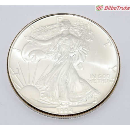 MONEDA DOLAR PLATA 1994 ONZA