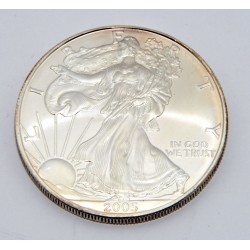 MONEDA DOLAR PLATA 2005 ONZA