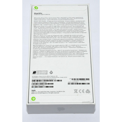 IPHONE 15 PRO 256GB BLACK TITANIUM PRECINTADO