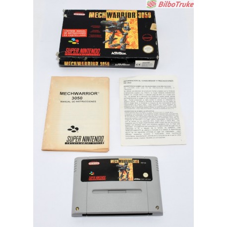 VIDEOJUEGO SNES MECHWARRIOR 3050