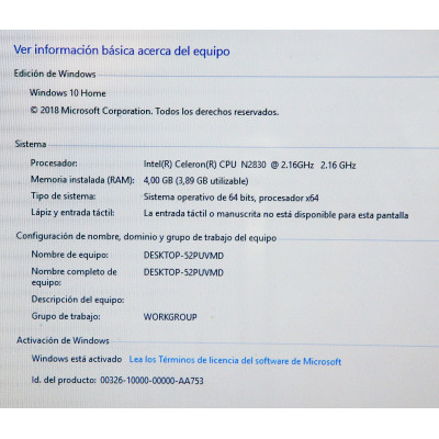 Pc Portatil Asus F553M