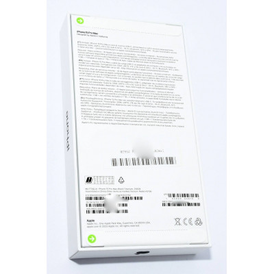 IPHONE 15 PRO MAX 256GB BLACK TITANIUM PRECINTADO