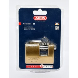 CANDADO ABUS MONOBLOC 82/70