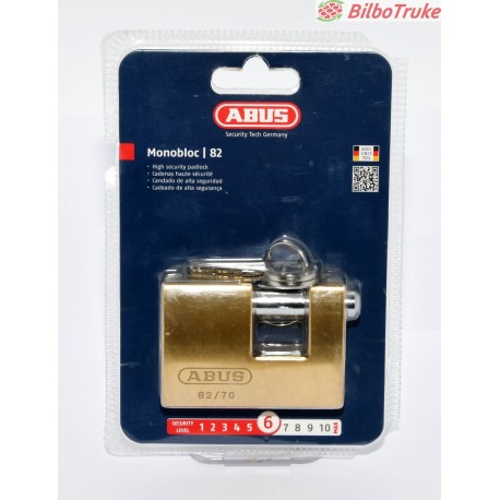 CANDADO ABUS MONOBLOC 82/70